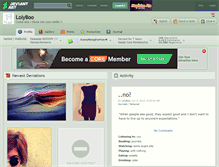 Tablet Screenshot of lolyboo.deviantart.com