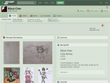 Tablet Screenshot of bijoul-chan.deviantart.com