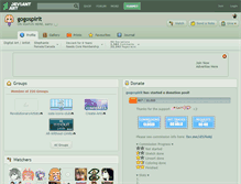 Tablet Screenshot of gogospirit.deviantart.com