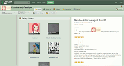 Desktop Screenshot of kushina-and-family.deviantart.com