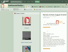 Tablet Screenshot of kushina-and-family.deviantart.com