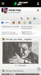 Mobile Screenshot of mirai-may.deviantart.com