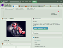 Tablet Screenshot of krudocian.deviantart.com