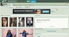 Desktop Screenshot of ankael.deviantart.com