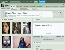 Tablet Screenshot of ankael.deviantart.com
