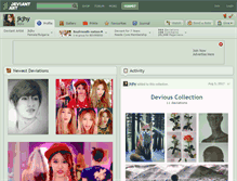 Tablet Screenshot of jkjhy.deviantart.com