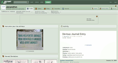 Desktop Screenshot of alexandrion.deviantart.com