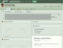 Tablet Screenshot of kurthummelplz.deviantart.com