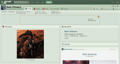 Desktop Screenshot of black-chimaera.deviantart.com