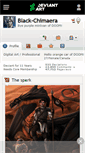 Mobile Screenshot of black-chimaera.deviantart.com
