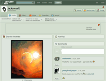 Tablet Screenshot of jacksonsalt.deviantart.com