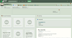 Desktop Screenshot of deathbat411.deviantart.com