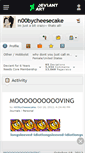 Mobile Screenshot of n00bycheesecake.deviantart.com