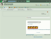 Tablet Screenshot of n00bycheesecake.deviantart.com