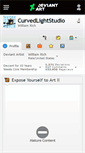 Mobile Screenshot of curvedlightstudio.deviantart.com