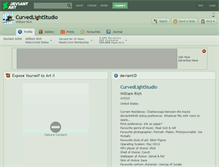 Tablet Screenshot of curvedlightstudio.deviantart.com