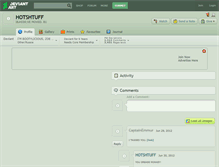 Tablet Screenshot of hotshtuff.deviantart.com