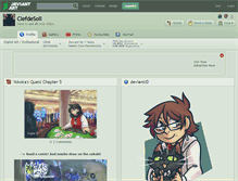 Tablet Screenshot of clefdesoll.deviantart.com