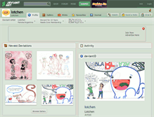 Tablet Screenshot of lotchen.deviantart.com