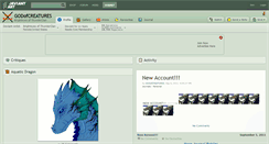 Desktop Screenshot of godofcreatures.deviantart.com