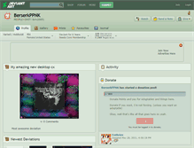 Tablet Screenshot of berserkppnk.deviantart.com