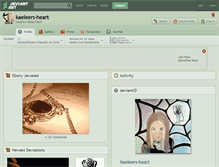 Tablet Screenshot of kaeleers-heart.deviantart.com