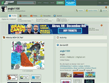 Tablet Screenshot of angie1100.deviantart.com