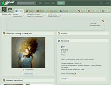 Tablet Screenshot of giio.deviantart.com