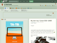 Tablet Screenshot of cr7network.deviantart.com