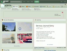 Tablet Screenshot of la7dh7zn.deviantart.com