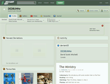 Tablet Screenshot of dedbunne.deviantart.com