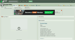 Desktop Screenshot of deviant-ruby.deviantart.com
