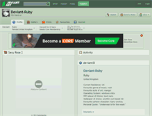 Tablet Screenshot of deviant-ruby.deviantart.com