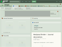 Tablet Screenshot of mh2plz.deviantart.com