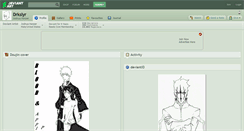 Desktop Screenshot of drkslyr.deviantart.com