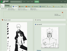 Tablet Screenshot of drkslyr.deviantart.com