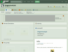 Tablet Screenshot of dragonmusicplz.deviantart.com