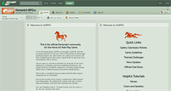 Desktop Screenshot of horseart-rpg.deviantart.com