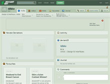 Tablet Screenshot of idisko.deviantart.com