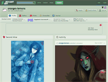 Tablet Screenshot of oranges-lemons.deviantart.com