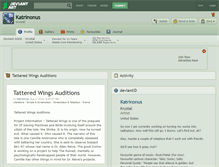 Tablet Screenshot of katrinonus.deviantart.com