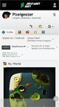 Mobile Screenshot of pixelgeezer.deviantart.com