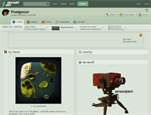 Tablet Screenshot of pixelgeezer.deviantart.com