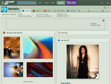 Tablet Screenshot of kgustafso.deviantart.com