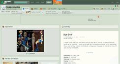 Desktop Screenshot of hiddenlotaslee.deviantart.com