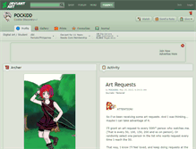 Tablet Screenshot of pockidd.deviantart.com