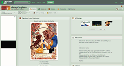 Desktop Screenshot of disneycouples.deviantart.com