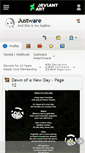 Mobile Screenshot of justware.deviantart.com