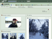 Tablet Screenshot of k-especial.deviantart.com