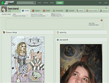Tablet Screenshot of faeryland.deviantart.com
